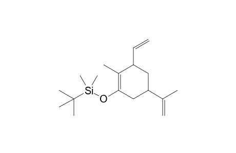 tert-Butyl-(5-isopropenyl-2-methyl-3-vinylcyclohex-1-enyloxy)dimethylsilane