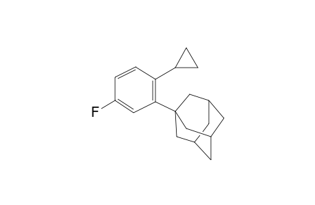 1-(2-Cyclopropyl-5-fluorophenyl)adamantane