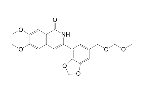 6,7-Dimethoxy-3-[3-(methoxymethoxymethyl)-5,6-(methylenedioxy)phenyl]isoquinoline-1(2H)-one
