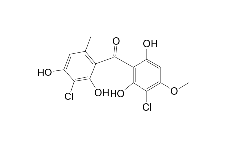 Methanone, (3-chloro-2,6-dihydroxy-4-methoxyphenyl)(3-chloro-2,4-dihydroxy-6-methylphenyl)-