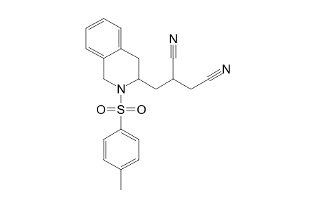 2-[(2-Tosyl-1,2,3,4-tetrahydroisoquinolin-3-yl)methyl]succinonitrile