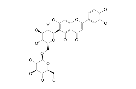 LUTEOLIN-6-C-BETA-D-GLUCOPYRANOYL-(1->6)-BETA-D-GLUCOPYRANOSIDE