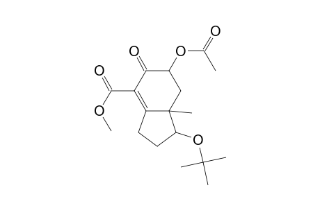 Methyl 6-Methyl-7-tert-butoxy-4-acetoxy-3-oxobicyclo[4.3.0]non-1-en-2-carboxylate