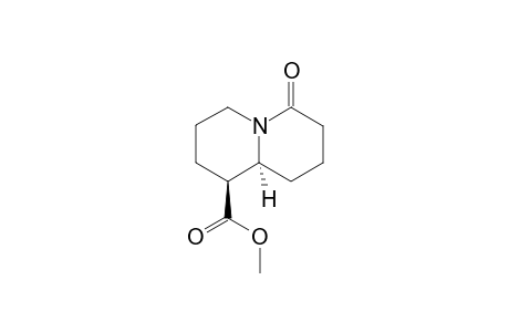(1S,9aS)-6-ketoquinolizidine-1-carboxylic acid methyl ester