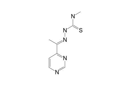 3-methyl-1-(1-pyrimidin-4-ylethylideneamino)thiourea