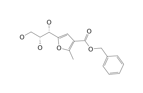 BENZYL-2-METHYL-5-(D-THREO-1,2,3-TRIHYDROXYPROP-1-YL)-FURAN-3-CARBOXYLATE