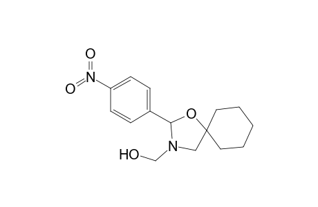 3-(Hydroxymethyl)-2-(4'-nitrophenyl)-1-oxa-3-aza-spiro[4.5]decane