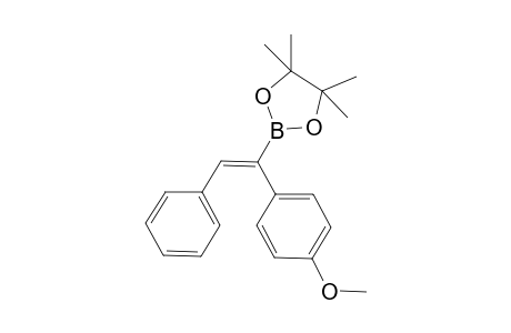(Z)-2-(1-(4-methoxyphenyl)-2-phenylvinyl)-4,4,5,5-tetramethyl-1,3,2-dioxaborolane