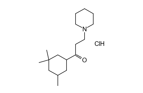 3-PIPERIDINO-1-(3,3,5-TRIMETHYLCYCLOHEXYL)-1-PROPANONE, HYDROCHLORIDE