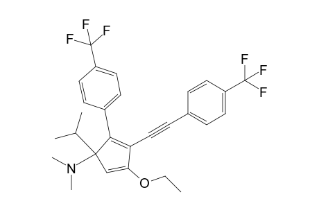 4-Ethoxy-1-isopropyl-N,N-dimethyl-2-[4-(trifluoromethyl)phenyl]-3-[2-[4-(trifluoromethyl)phenyl]ethynyl]cyclopenta-2,4-dien-1-amine