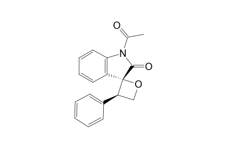 (3R,3'R)-1-Acetyl-1,2-dihydro-2-oxo-3'-phenylspiro[3H-indole-3,2'-oxetane]