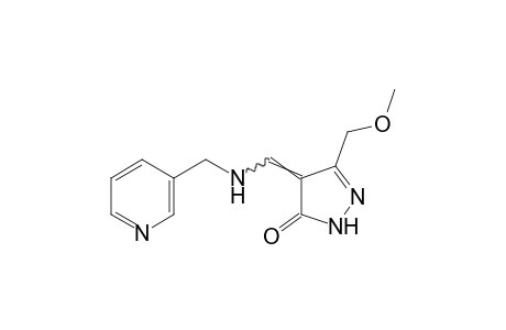 3-(methoxymethyl)-4-{{[(3-pyridyl)methyl]amino}methylene}-2-pyrazolin-5-one