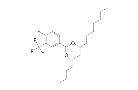 4-Fluoro-3-trifluoromethylbenzoic acid, 7-tetradecyl ester