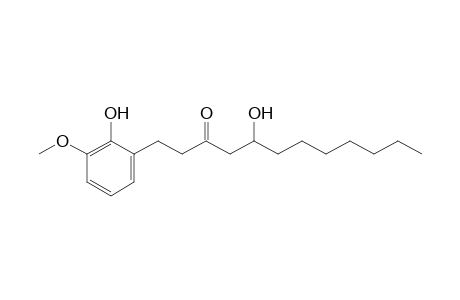 5-hydroxy-1-(2-hydroxy-3-methoxyphenyl)dodecan-3-one