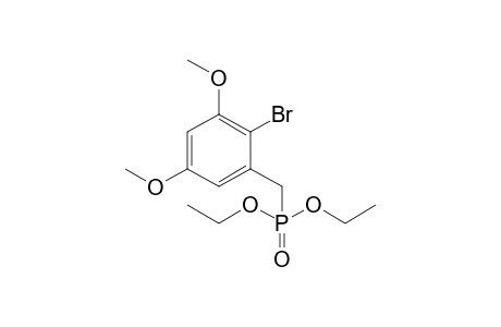 2-Bromanyl-1-(diethoxyphosphorylmethyl)-3,5-dimethoxy-benzene