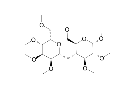 METHYL-(2,3,4,6-TETRA-O-METHYL-BETA-L-GULOPYRANOSYL)-(1->4A)-2,3-DI-O-METHYL-4A-CARBA-ALPHA-D-GLUCOPYRANOSIDE