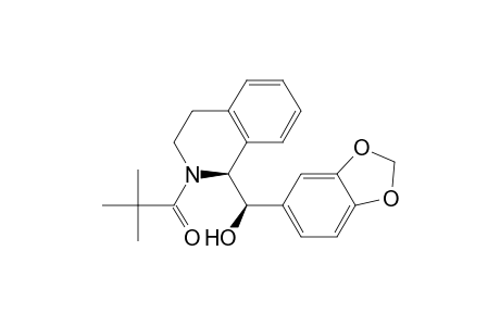 1-Isoquinolinemethanol, .alpha.-1,3-benzodioxol-5-yl-2-(2,2-dimethyl-1-oxopropyl)-1,2,3,4-tetrahydro-, (R*,S*)-(.+-.)-