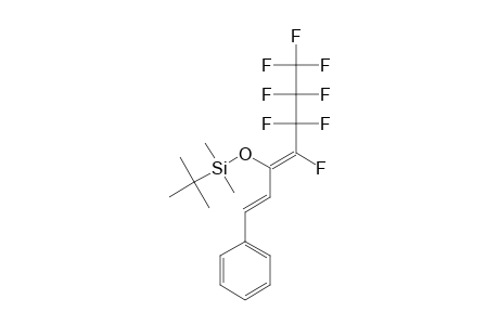 3-[(Tert-butyldimethylsilyl)oxy]-1-phenyl-4,5,5,6,6,7,7,7-octafluorohepta-1,3-diene