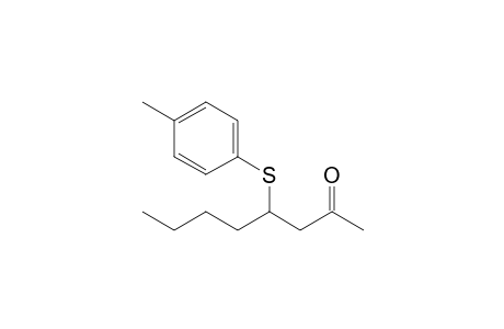 4-(p-Tolylthio)octan-2-one
