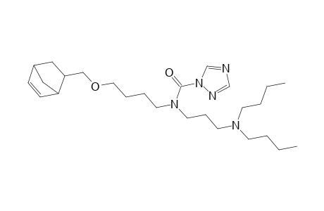 1H-1,2,4-Triazole-1-carboxamide, N-[4-(bicyclo[2.2.1]hept-5-en-2-ylmethoxy)butyl]-N-[3-(dibutylamino)propyl]-