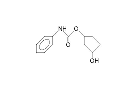 N-Phenyl-carbamic acid, 3-hydroxy-cyclopentyl ester