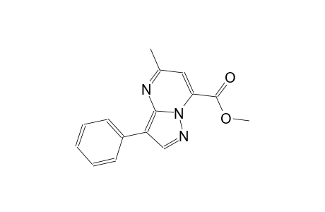 pyrazolo[1,5-a]pyrimidine-7-carboxylic acid, 5-methyl-3-phenyl-, methyl ester