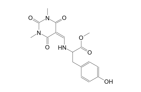 methyl 2-{[(1,3-dimethyl-2,4,6-trioxotetrahydro-5(2H)-pyrimidinylidene)methyl]amino}-3-(4-hydroxyphenyl)propanoate