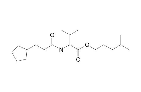 L-Valine, N-(3-cyclopentylpropionyl)-, isohexyl ester