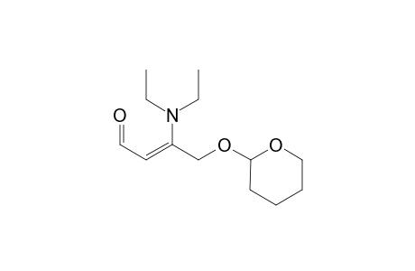 4-Diethylamino-5-(tetrahydropyran-2'-yloxy)but-2-enal