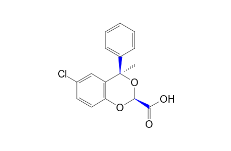 6-chloro-trans-4-methyl-4-phenyl-1,3-benzodioxan-2-carboxylic acid