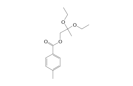 2,2-DIETHOXYPROPYL-4-METHYLBENZOATE