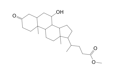 4-(7-hydroxy-10,13-dimethyl-3-oxo-1,2,4,5,6,7,8,9,11,12,14,15,16,17-tetradecahydrocyclopenta[a]phenanthren-17-yl)pentanoic acid methyl ester