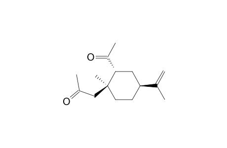 2-Propanone, 1-[2-acetyl-1-methyl-4-(1-methylethenyl)cyclohexyl]-, [1S-(1.alpha.,2.alpha.,4.beta.)]-