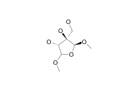 FULVANOL;3-HYDROXYMETHYL-2,5-DIMETHOXY-3,4-DIHYDROXYTETRAHYDROFURAN