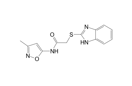 2-(1H-Benzo[d]imidazol-2-ylthio)-N-(3-methylisoxazol-5-yl)acetamide