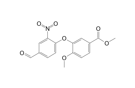 4-Formyl-2'-methoxy-5'-(methoxycarbonyl)-2-nitrodiphenyl Ether