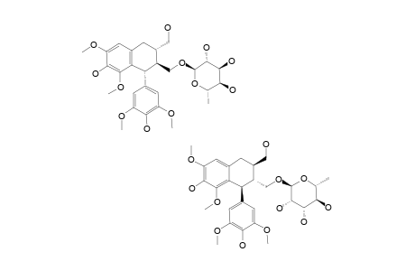 (+/-)-LYONIRESINOL-2-ALPHA-O-RHAMNOPYRANOSIDE