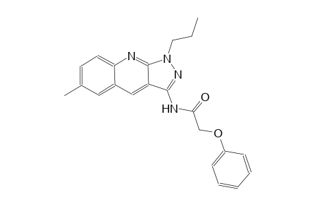 N-(6-methyl-1-propyl-1H-pyrazolo[3,4-b]quinolin-3-yl)-2-phenoxyacetamide