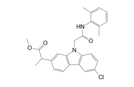 Methyl 2-(6-chloro-9-(2-(2,6-dimethylphenylamino)-2-oxoethyl)-9H-carbazol-2-yl)propanoate