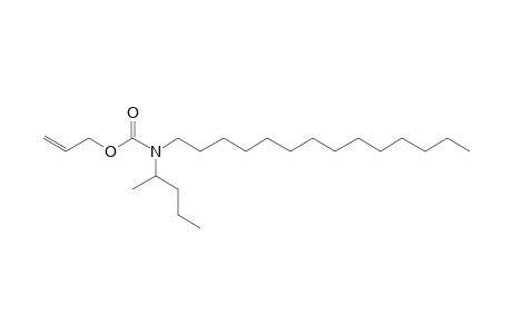 Carbonic acid, monoamide, N-(2-pentyl)-N-tetradecyl-, allyl ester