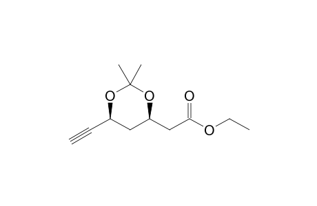 2-[(4R,6S)-6-ethynyl-2,2-dimethyl-1,3-dioxan-4-yl]acetic acid ethyl ester