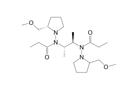 (1R,2R,2'S,2''S)-(-)-N-(2-Methoxymethylpyrrolidine-1-yl)-N-{2-[(2-methoxymethylpyrrolidin-1-yl)propionylamino]-1-methylpropyl}propionamide