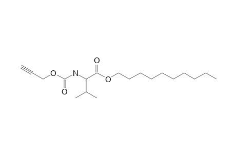 L-Valine, N-propargyloxycarbonyl-, decyl ester