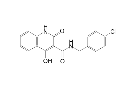 N-(4-chlorobenzyl)-4-hydroxy-2-oxo-1,2-dihydro-3-quinolinecarboxamide