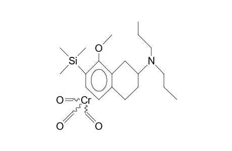 (.+-.)-endo-Tricarbonyl(2-dipropylamino-8-methoxy-7-trimethylsilyl-1,2,3,4-tetrahydro-naphthalene)-chromium