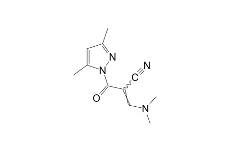 3,5-dimethyl-alpha-[(dimethylamino)methylene]-beta-oxopyrazole-1-propionitrile