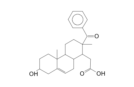 (2-Benzoyl-7-hydroxy-2,4b-dimethyl-1,2,3,4,4a,4b,5,6,7,8,10,10a-dodecahydrophenanthren-1-yl)acetic acid