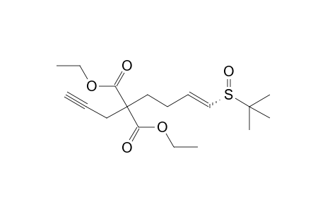 trans-(S)-Diethyl 2-(2-Propynyl)-2-[4-(tert-butylsulfintyl)-3-butenyl]malonate