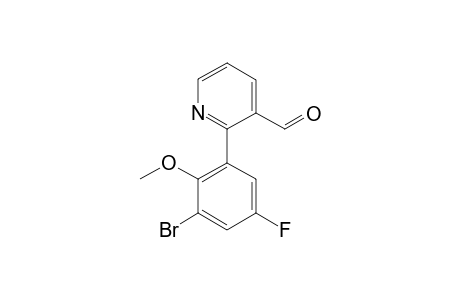 2-(3-BROMO-5-FLUORO-2-METHOXYPHENYL)-NICOTINALDEHYDE