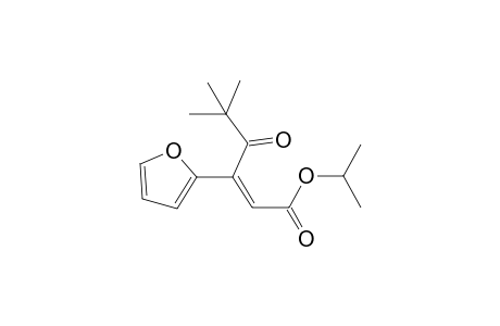 Isopropyl (Z)-3-(furan-2-yl)-5,5-dimethyl-4-oxohex-2-enoate